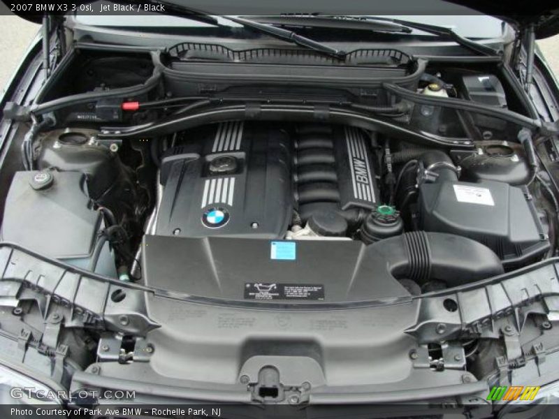 Jet Black / Black 2007 BMW X3 3.0si