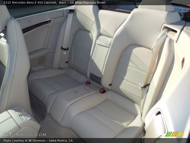 Black / Silk Beige/Espresso Brown 2015 Mercedes-Benz E 400 Cabriolet
