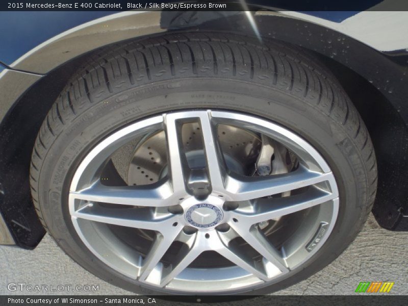 Black / Silk Beige/Espresso Brown 2015 Mercedes-Benz E 400 Cabriolet
