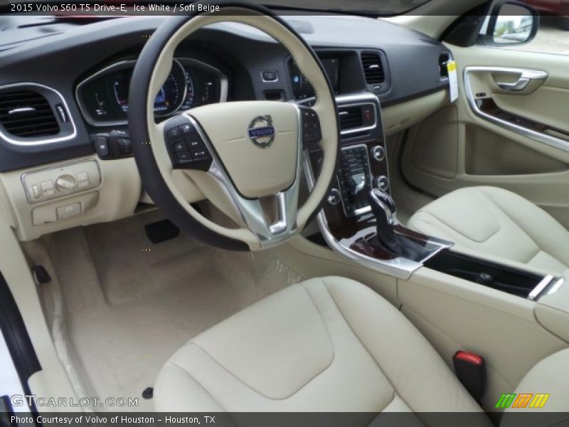 Ice White / Soft Beige 2015 Volvo S60 T5 Drive-E