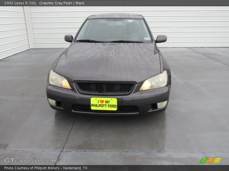 Graphite Gray Pearl / Black 2002 Lexus IS 300