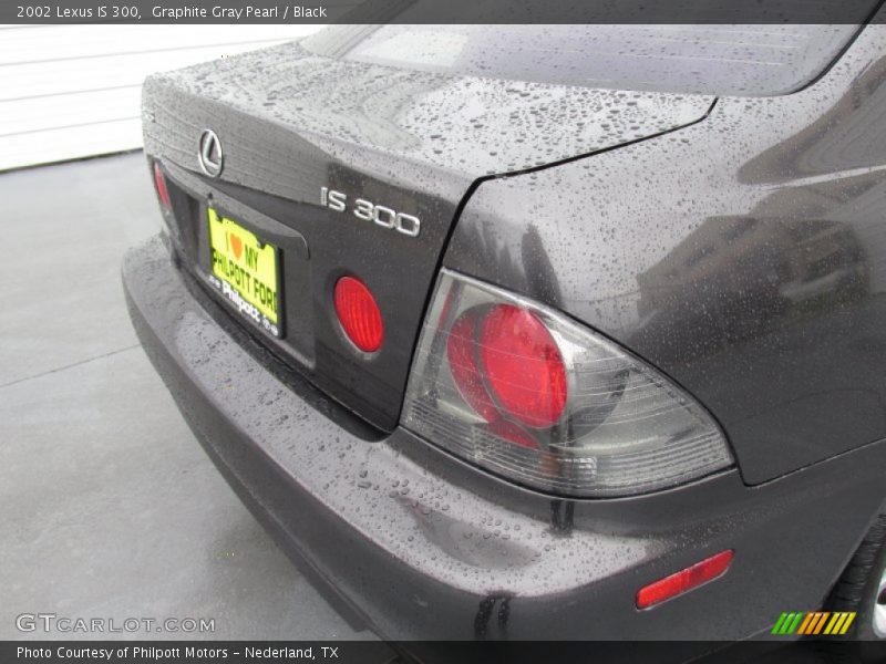 Graphite Gray Pearl / Black 2002 Lexus IS 300