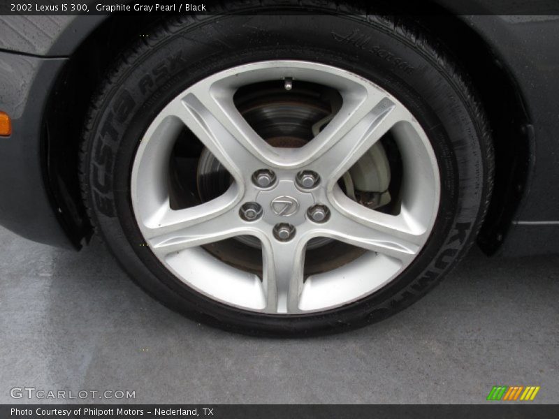 Graphite Gray Pearl / Black 2002 Lexus IS 300