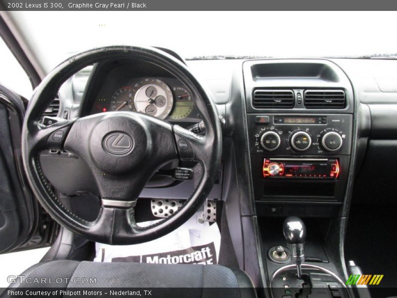 Graphite Gray Pearl / Black 2002 Lexus IS 300