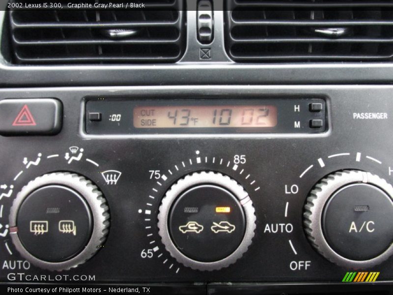 Graphite Gray Pearl / Black 2002 Lexus IS 300