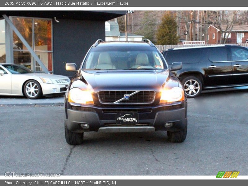 Magic Blue Metallic / Taupe/Light Taupe 2005 Volvo XC90 T6 AWD
