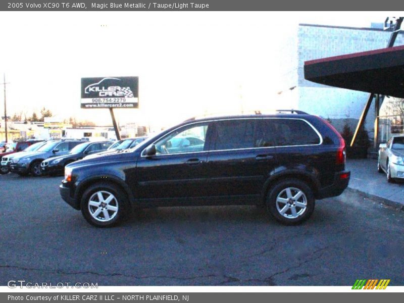 Magic Blue Metallic / Taupe/Light Taupe 2005 Volvo XC90 T6 AWD