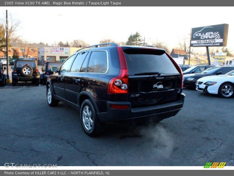 Magic Blue Metallic / Taupe/Light Taupe 2005 Volvo XC90 T6 AWD