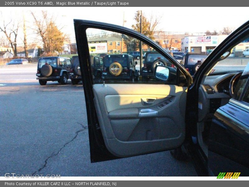Magic Blue Metallic / Taupe/Light Taupe 2005 Volvo XC90 T6 AWD