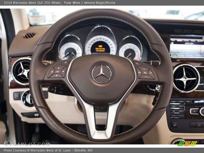 Polar White / Almond Beige/Mocha 2014 Mercedes-Benz GLK 350 4Matic