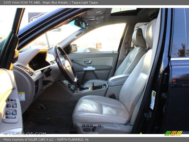 Magic Blue Metallic / Taupe/Light Taupe 2005 Volvo XC90 T6 AWD