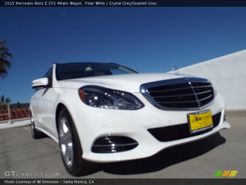 Polar White / Crystal Grey/Seashell Grey 2015 Mercedes-Benz E 350 4Matic Wagon