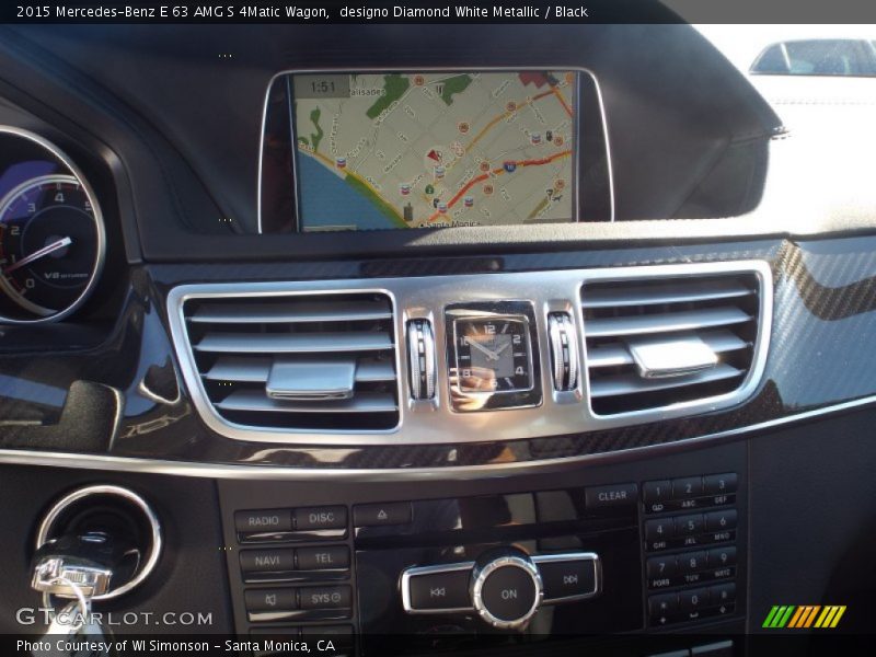 Controls of 2015 E 63 AMG S 4Matic Wagon