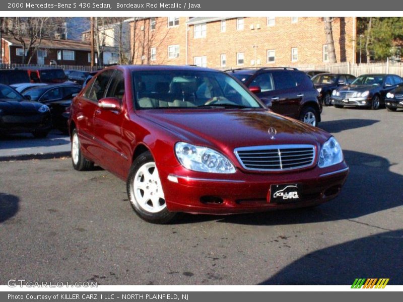 Bordeaux Red Metallic / Java 2000 Mercedes-Benz S 430 Sedan