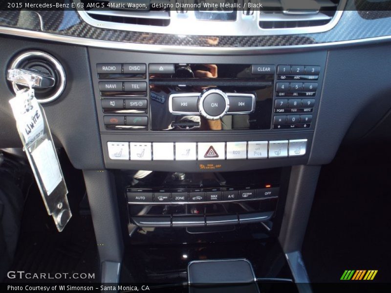 Controls of 2015 E 63 AMG S 4Matic Wagon