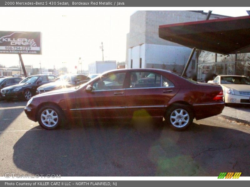 Bordeaux Red Metallic / Java 2000 Mercedes-Benz S 430 Sedan