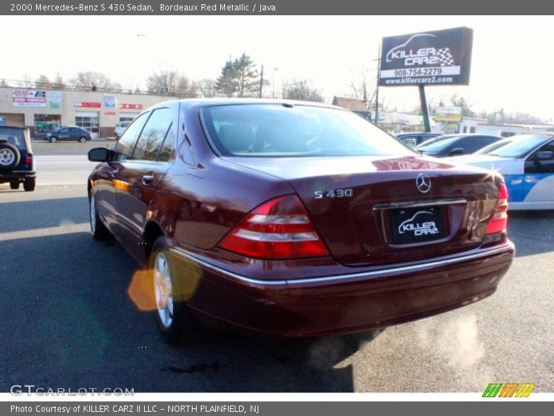 Bordeaux Red Metallic / Java 2000 Mercedes-Benz S 430 Sedan