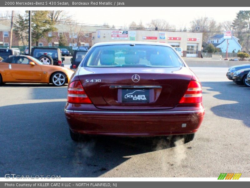 Bordeaux Red Metallic / Java 2000 Mercedes-Benz S 430 Sedan