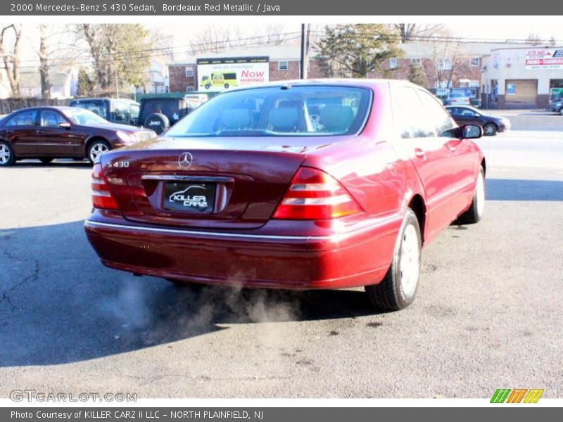 Bordeaux Red Metallic / Java 2000 Mercedes-Benz S 430 Sedan