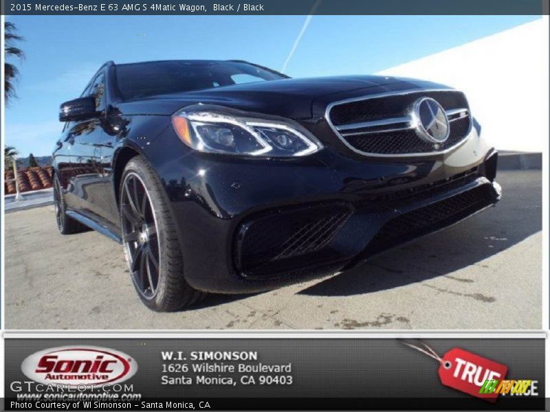 Black / Black 2015 Mercedes-Benz E 63 AMG S 4Matic Wagon