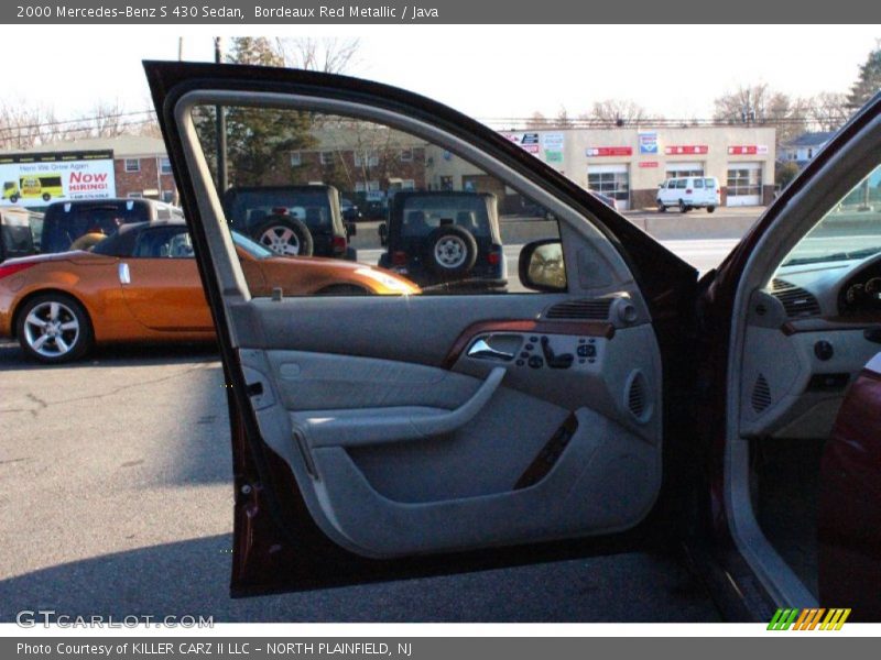 Bordeaux Red Metallic / Java 2000 Mercedes-Benz S 430 Sedan