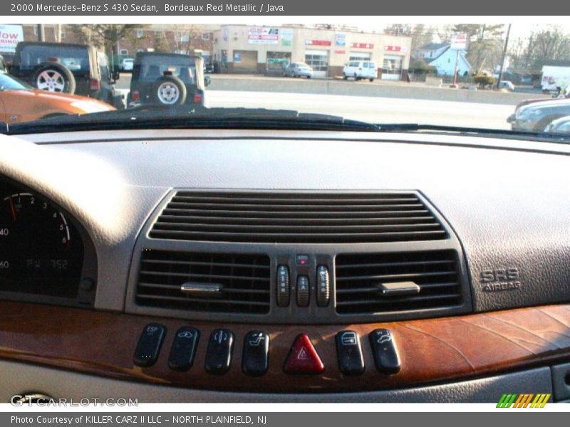 Bordeaux Red Metallic / Java 2000 Mercedes-Benz S 430 Sedan