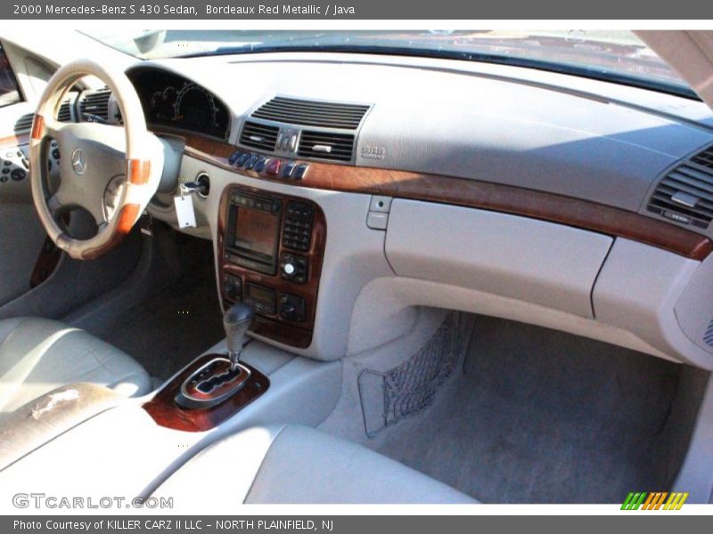 Bordeaux Red Metallic / Java 2000 Mercedes-Benz S 430 Sedan