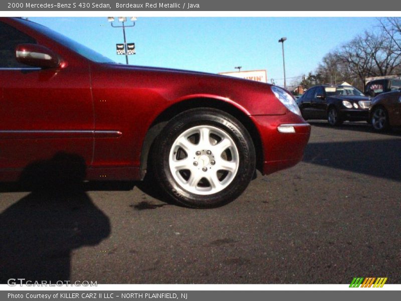 Bordeaux Red Metallic / Java 2000 Mercedes-Benz S 430 Sedan