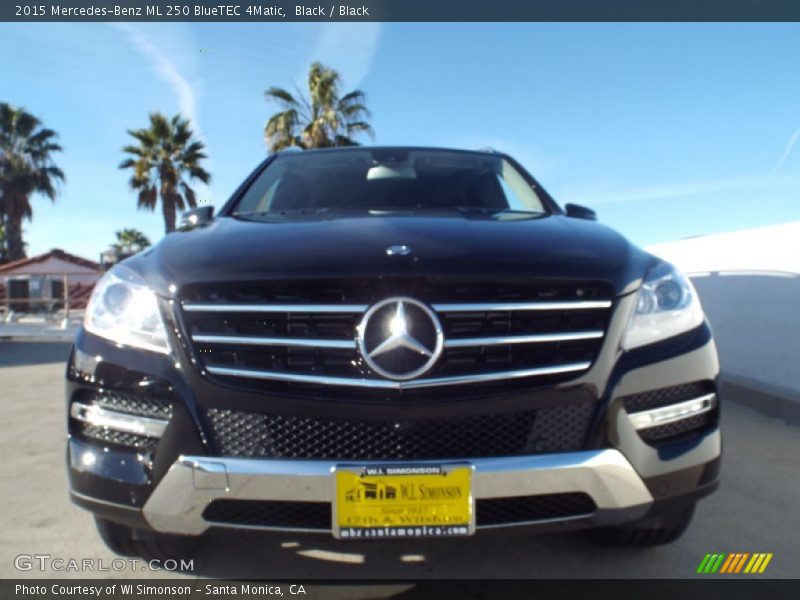 Black / Black 2015 Mercedes-Benz ML 250 BlueTEC 4Matic