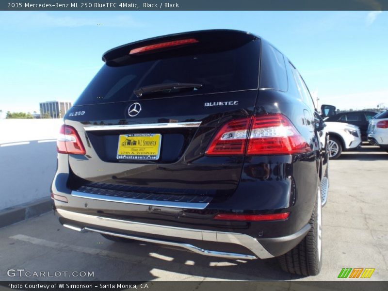 Black / Black 2015 Mercedes-Benz ML 250 BlueTEC 4Matic