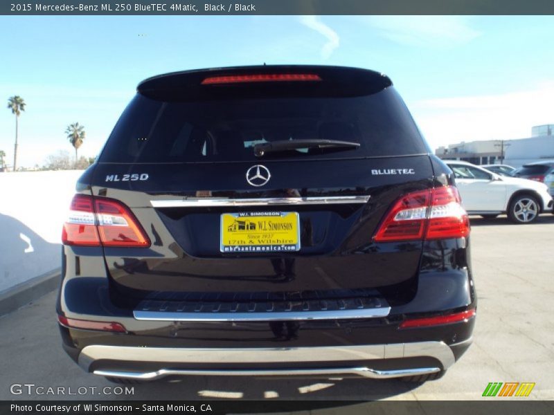 Black / Black 2015 Mercedes-Benz ML 250 BlueTEC 4Matic