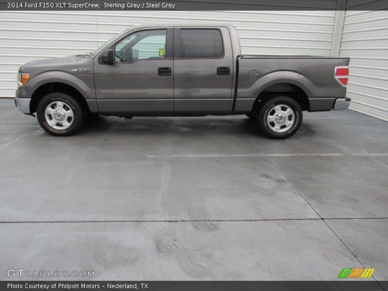 Sterling Grey / Steel Grey 2014 Ford F150 XLT SuperCrew