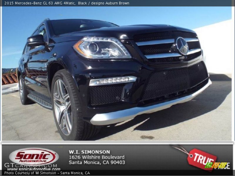 Black / designo Auburn Brown 2015 Mercedes-Benz GL 63 AMG 4Matic