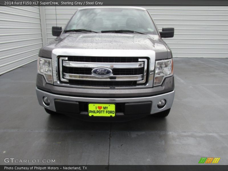 Sterling Grey / Steel Grey 2014 Ford F150 XLT SuperCrew