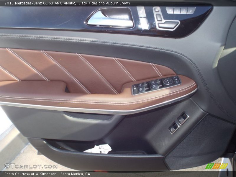 Black / designo Auburn Brown 2015 Mercedes-Benz GL 63 AMG 4Matic