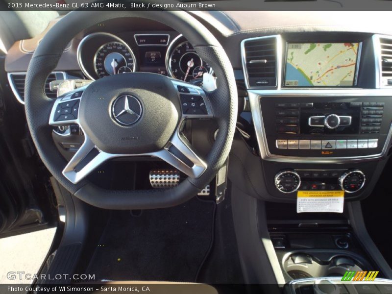 Black / designo Auburn Brown 2015 Mercedes-Benz GL 63 AMG 4Matic