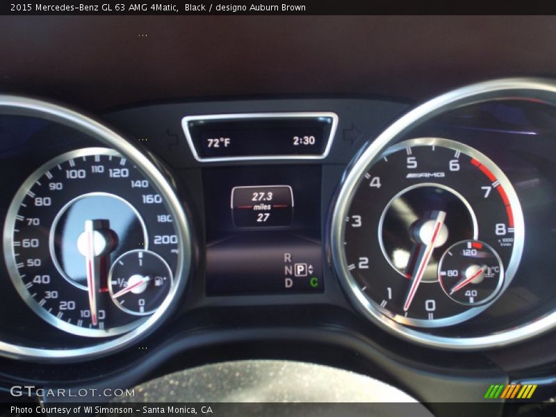 Black / designo Auburn Brown 2015 Mercedes-Benz GL 63 AMG 4Matic
