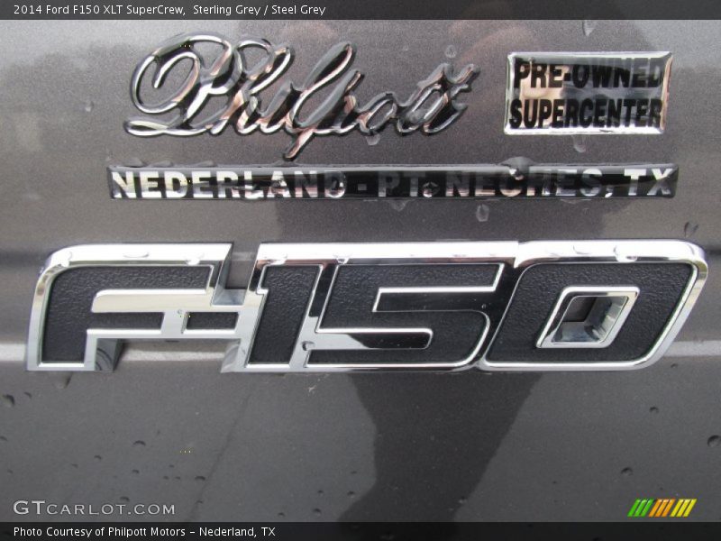 Sterling Grey / Steel Grey 2014 Ford F150 XLT SuperCrew