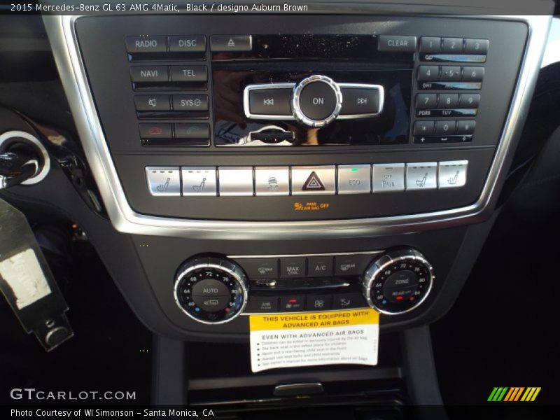 Black / designo Auburn Brown 2015 Mercedes-Benz GL 63 AMG 4Matic