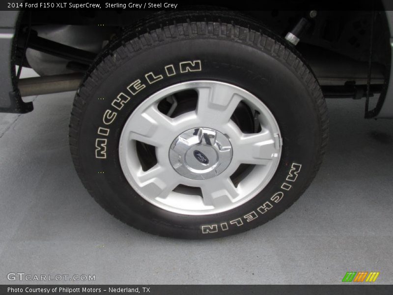 Sterling Grey / Steel Grey 2014 Ford F150 XLT SuperCrew