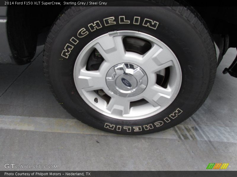 Sterling Grey / Steel Grey 2014 Ford F150 XLT SuperCrew