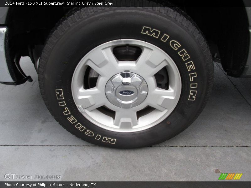 Sterling Grey / Steel Grey 2014 Ford F150 XLT SuperCrew