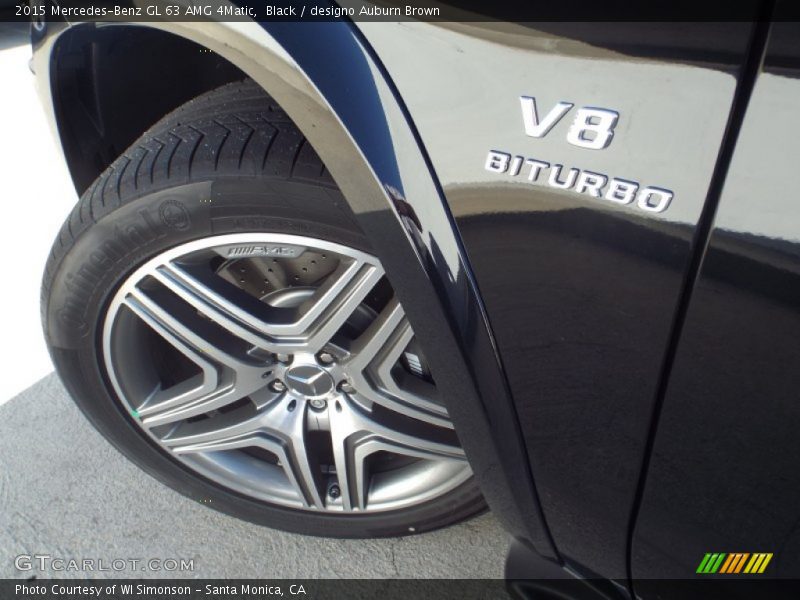 Black / designo Auburn Brown 2015 Mercedes-Benz GL 63 AMG 4Matic
