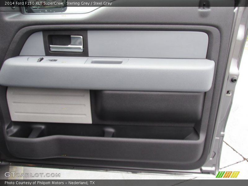 Sterling Grey / Steel Grey 2014 Ford F150 XLT SuperCrew