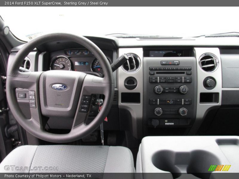 Sterling Grey / Steel Grey 2014 Ford F150 XLT SuperCrew