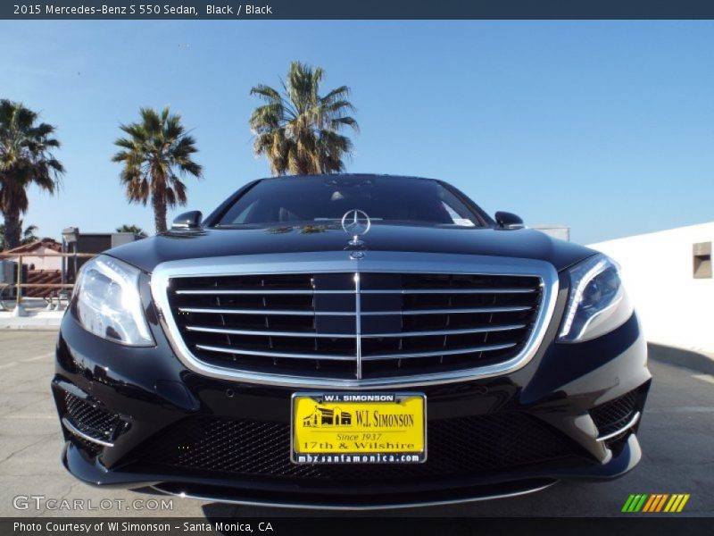 Black / Black 2015 Mercedes-Benz S 550 Sedan