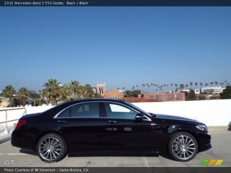 Black / Black 2015 Mercedes-Benz S 550 Sedan