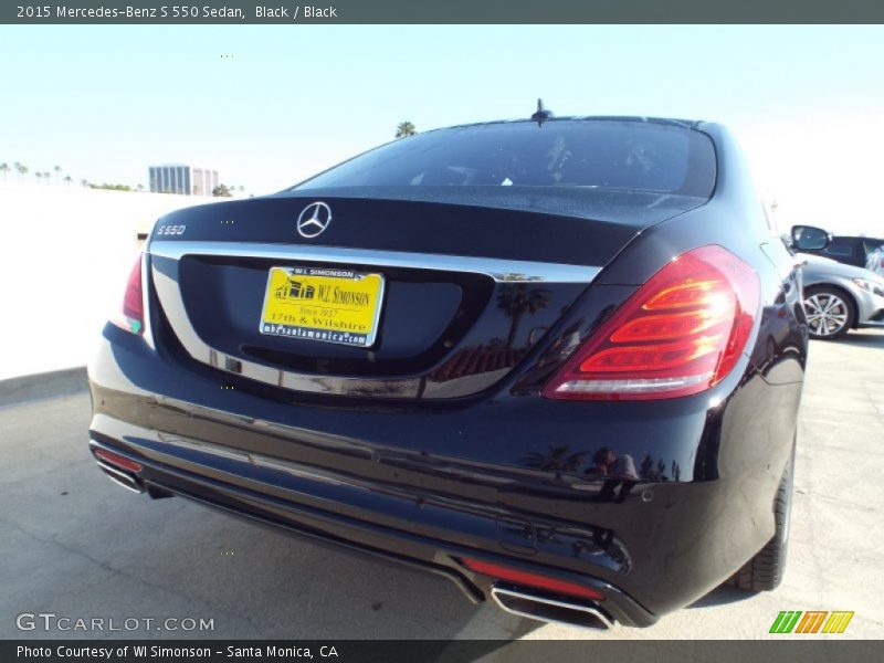Black / Black 2015 Mercedes-Benz S 550 Sedan