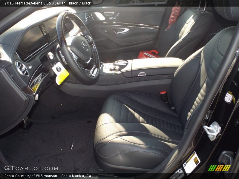 Black / Black 2015 Mercedes-Benz S 550 Sedan