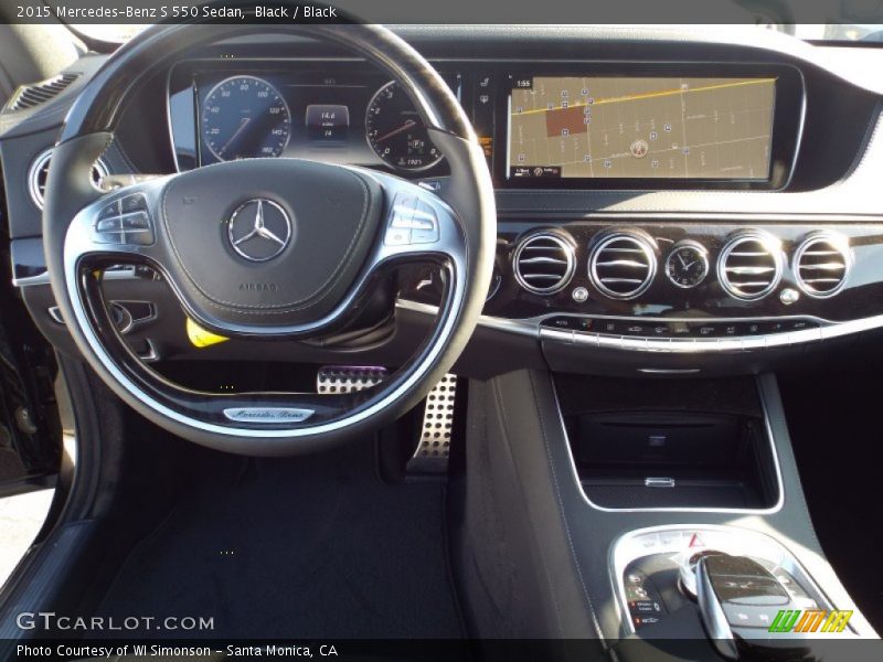 Black / Black 2015 Mercedes-Benz S 550 Sedan